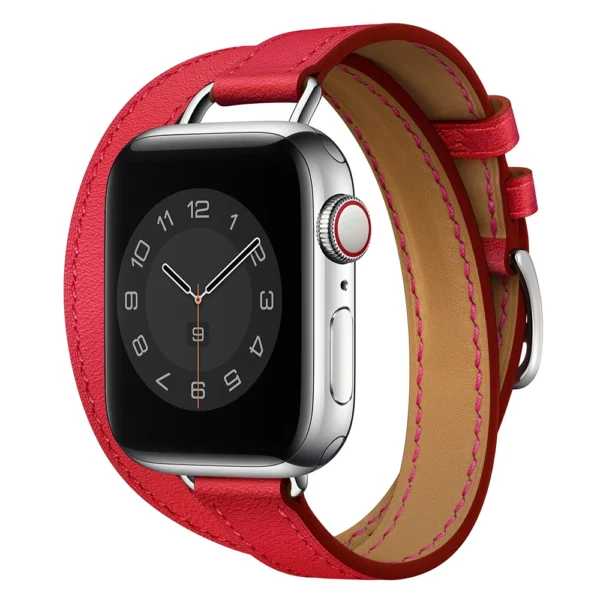 Attelage Double Tour  Band For Apple Watch Genuine Leather - Image 8