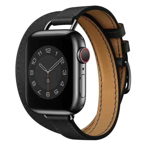 Attelage Double Tour  Band For Apple Watch Genuine Leather - Image 2