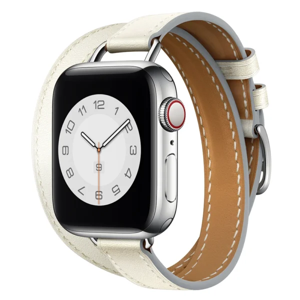 Attelage Double Tour  Band For Apple Watch Genuine Leather - Image 10