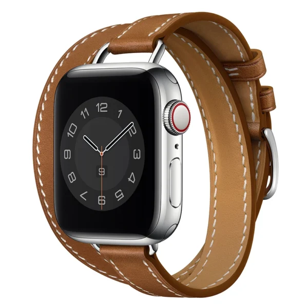 Attelage Double Tour  Band For Apple Watch Genuine Leather