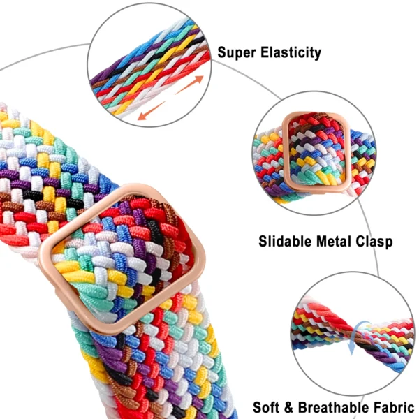 Braided Solo Loop Band For Apple watch - Image 3