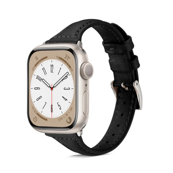 Slim Leather strap For Apple - Image 7