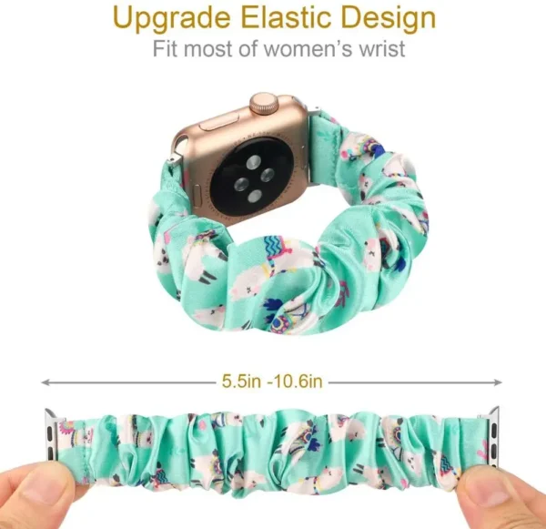 Scrunchie Strap for apple watch - Image 4