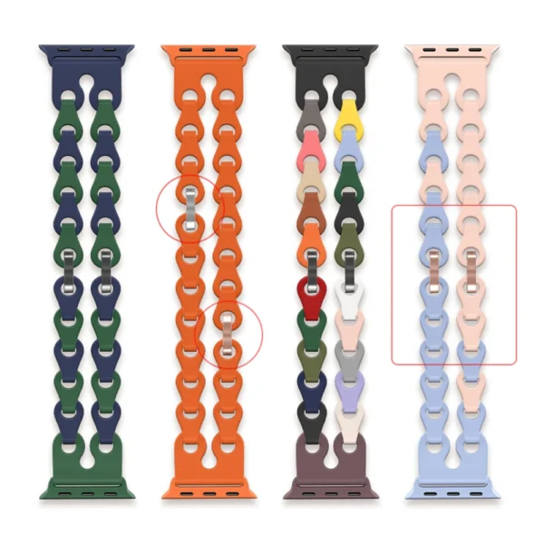 Silicone Strap For Apple Watch - Image 4