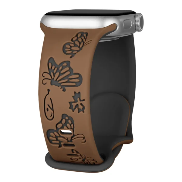 Engraved Silicone Strap For Apple Watch - Image 11