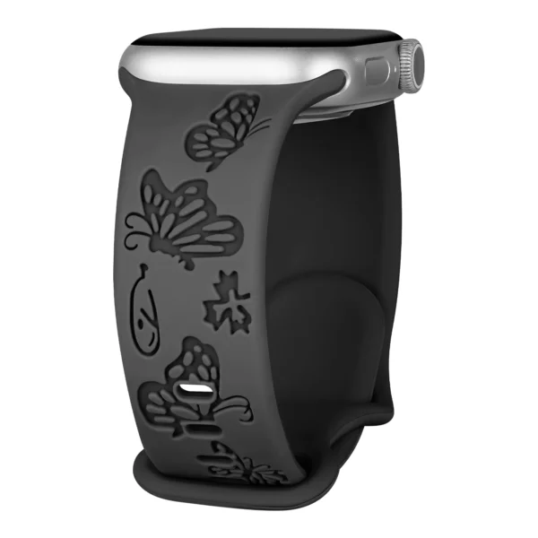 Engraved Silicone Strap For Apple Watch - Image 16