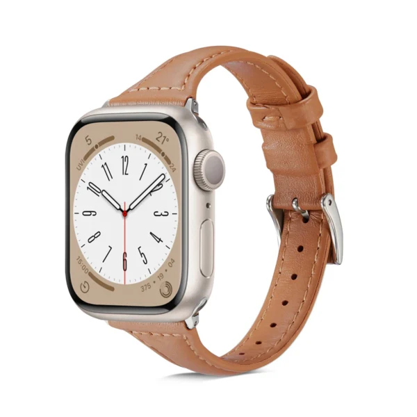 Slim Leather strap For Apple - Image 8