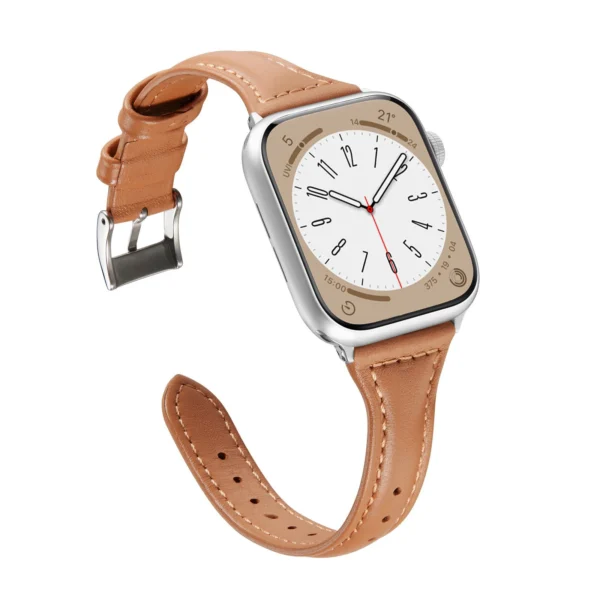 Slim Leather strap For Apple - Image 2