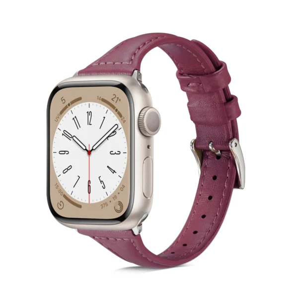 Slim Leather strap For Apple - Image 15